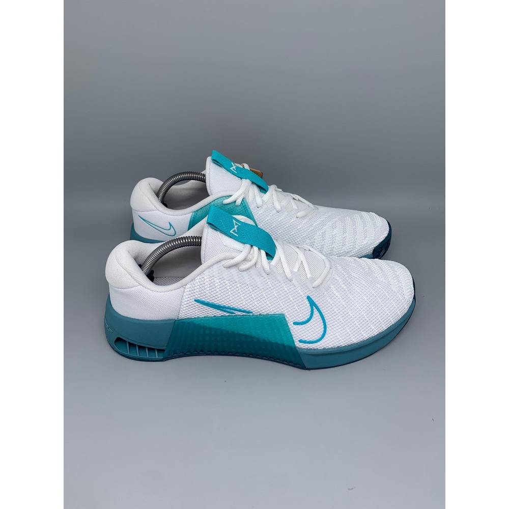 Nike Metcon 9 White Teal CrossTraining Shoes DZ2617-105 Men's Sz‎ 10.5 NEW